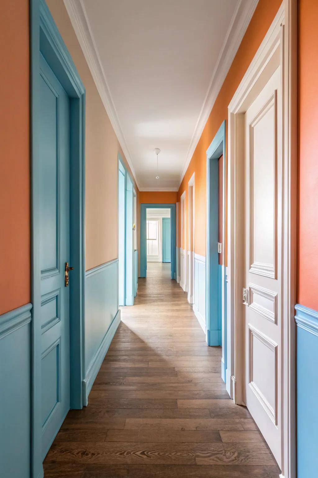 Cohesive color schemes create a harmonious flow in your home.