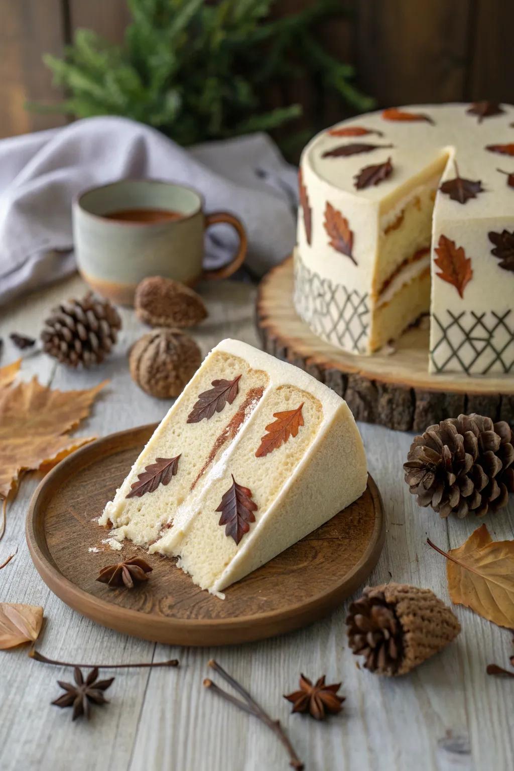 Leaves of surprise secreted within.