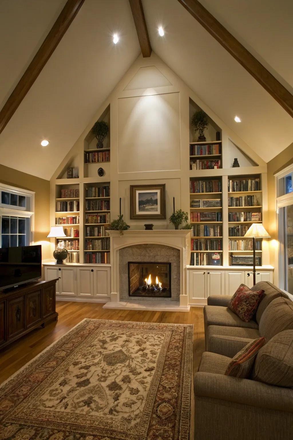 Transform your area into a welcoming library space.