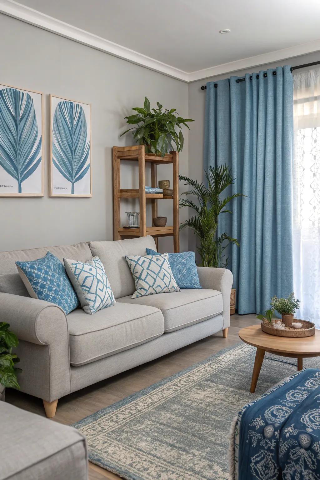 A consistent color palette evoking a calm ambiance.