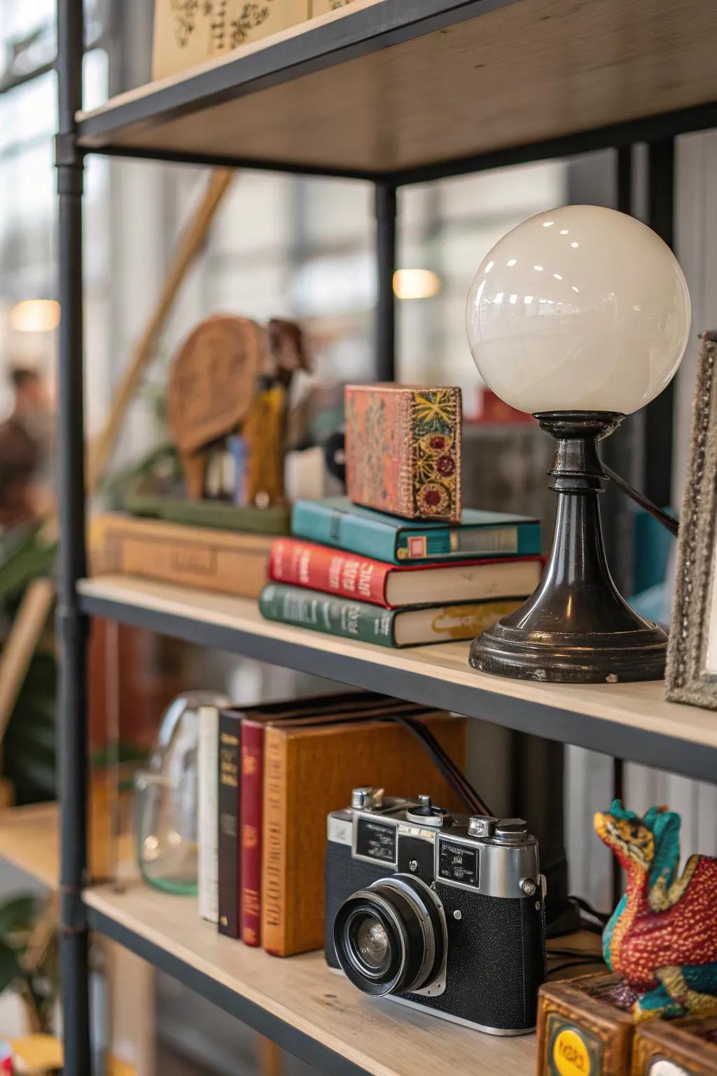 An eclectic mix creates vibrancy and visual interest.