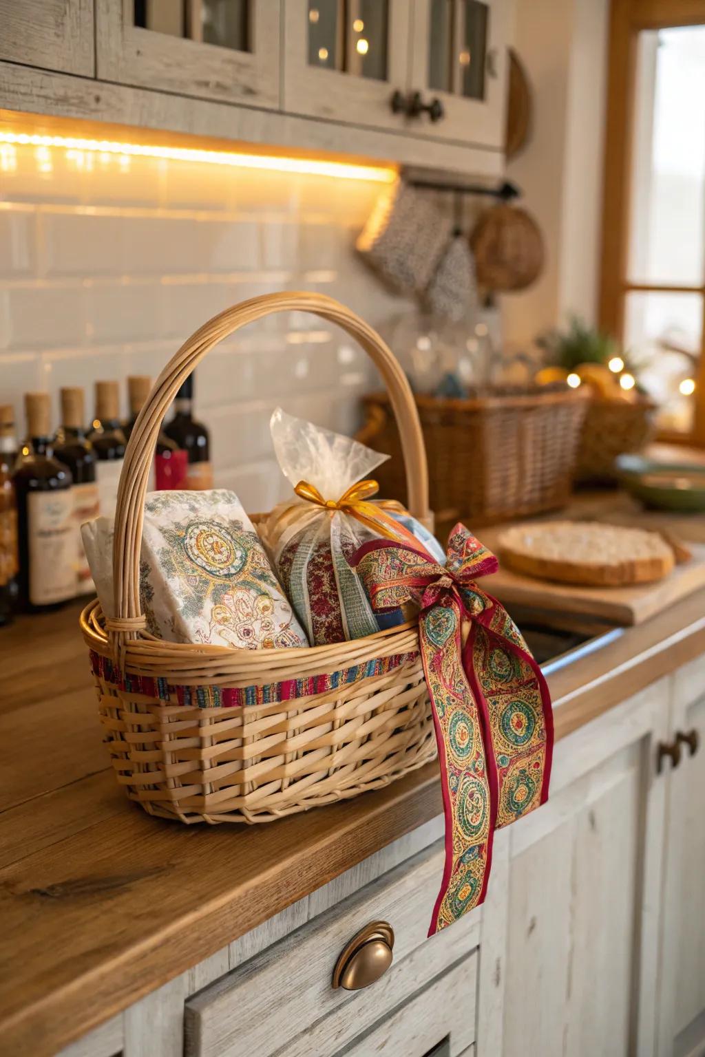 Wicker baskets present a timeless and adaptable allure.
