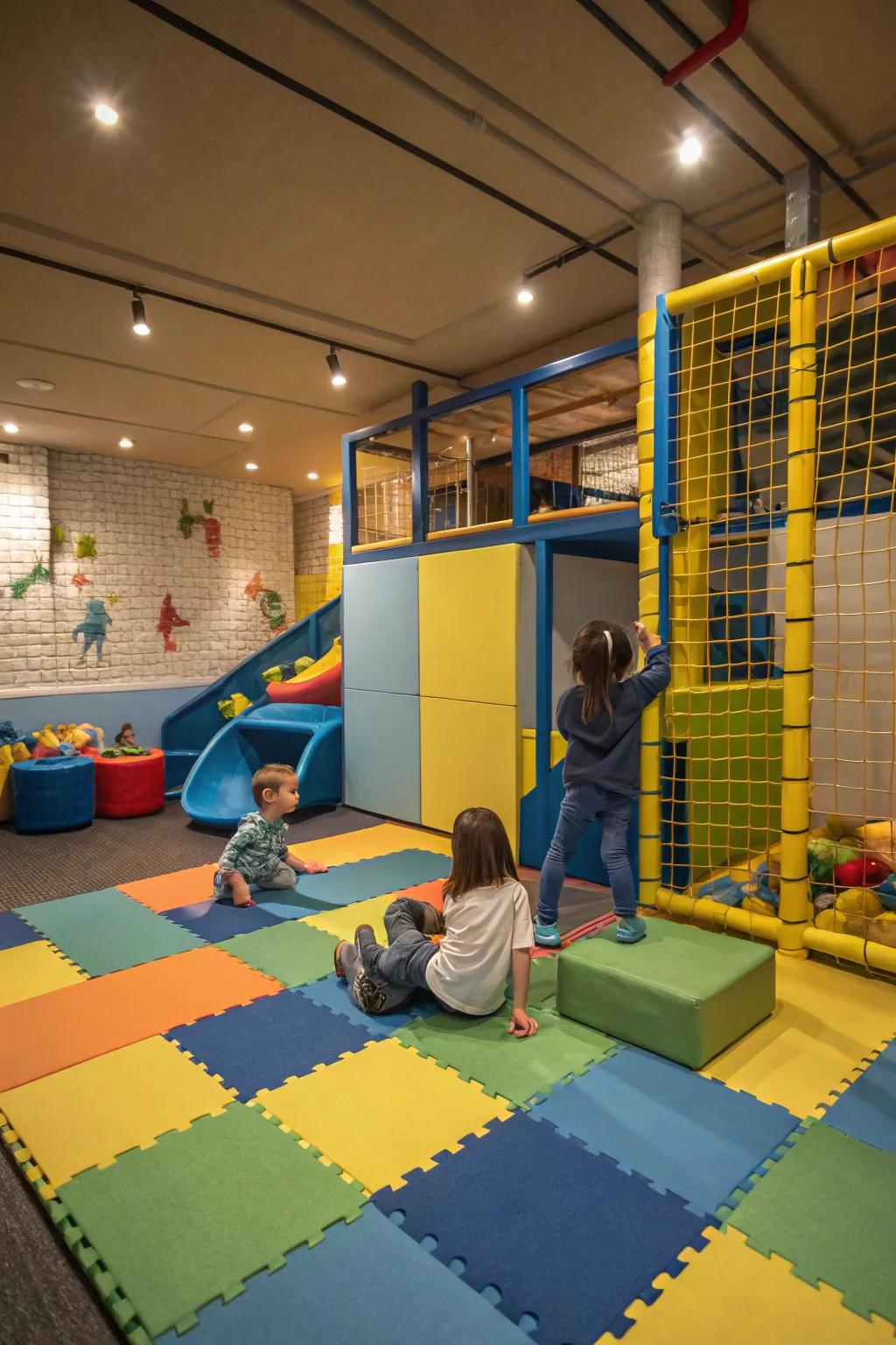 Foam tiles are perfect for fun and safe spaces.