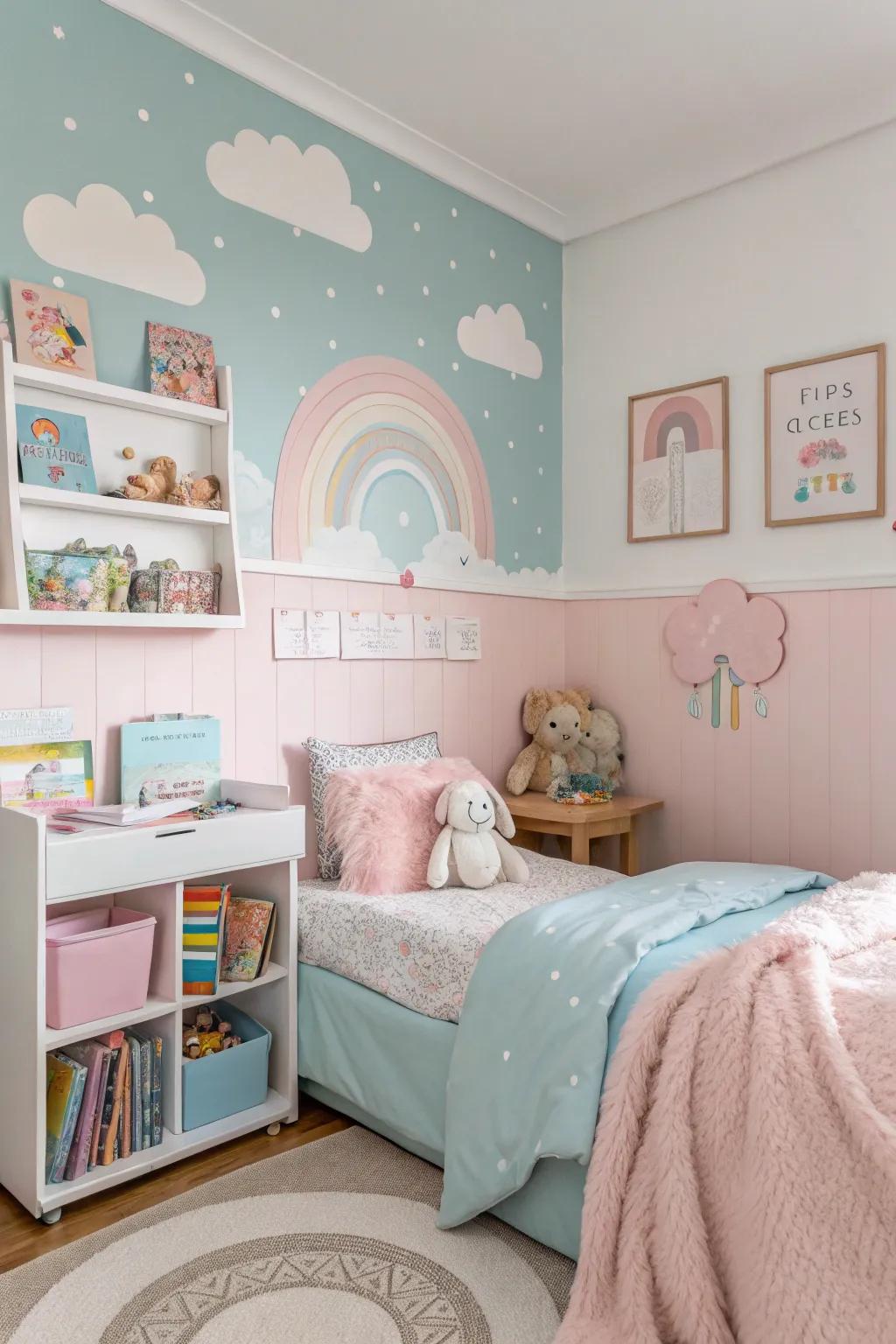 Soft hues provide a tranquil and soothing environment.