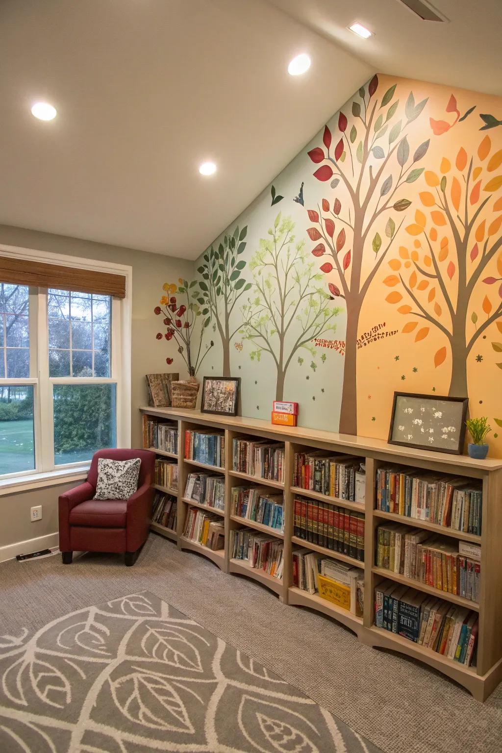 Seasonal displays can keep your library feeling current and lively.