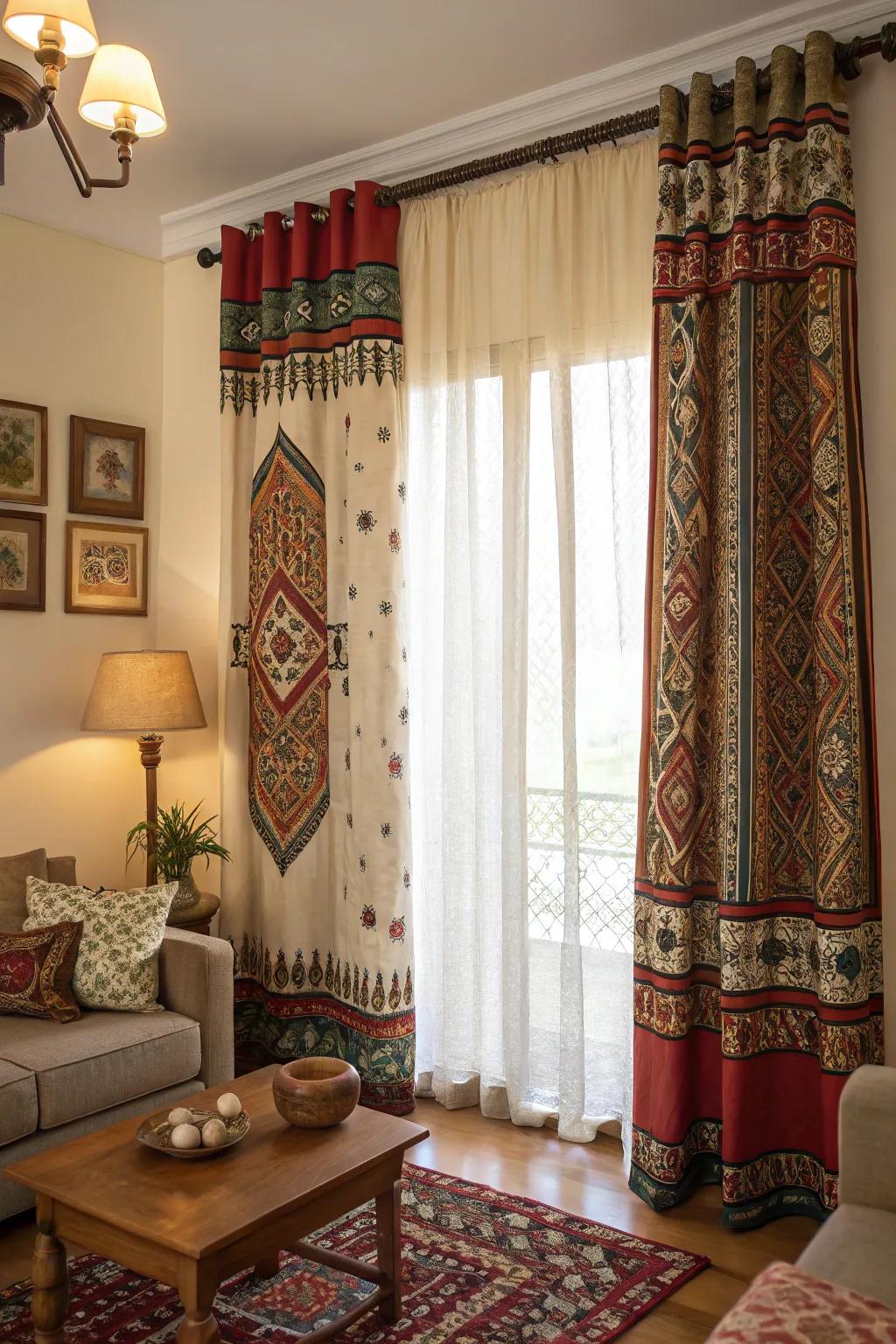 Cultural weaves bring global flair to your living room.