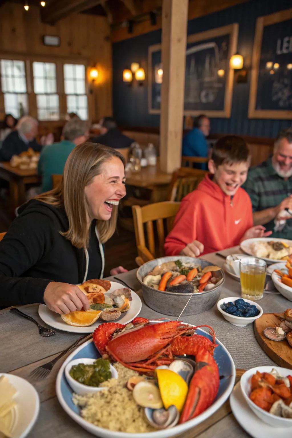 Delighting in Maine’s culinary treasures.