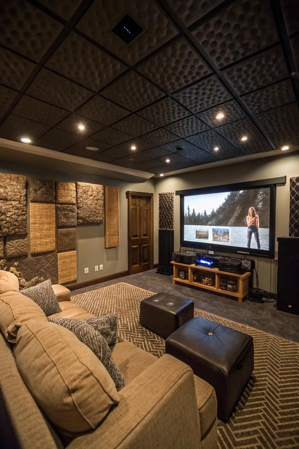 Soundproofing panels ensure top-notch sound quality.