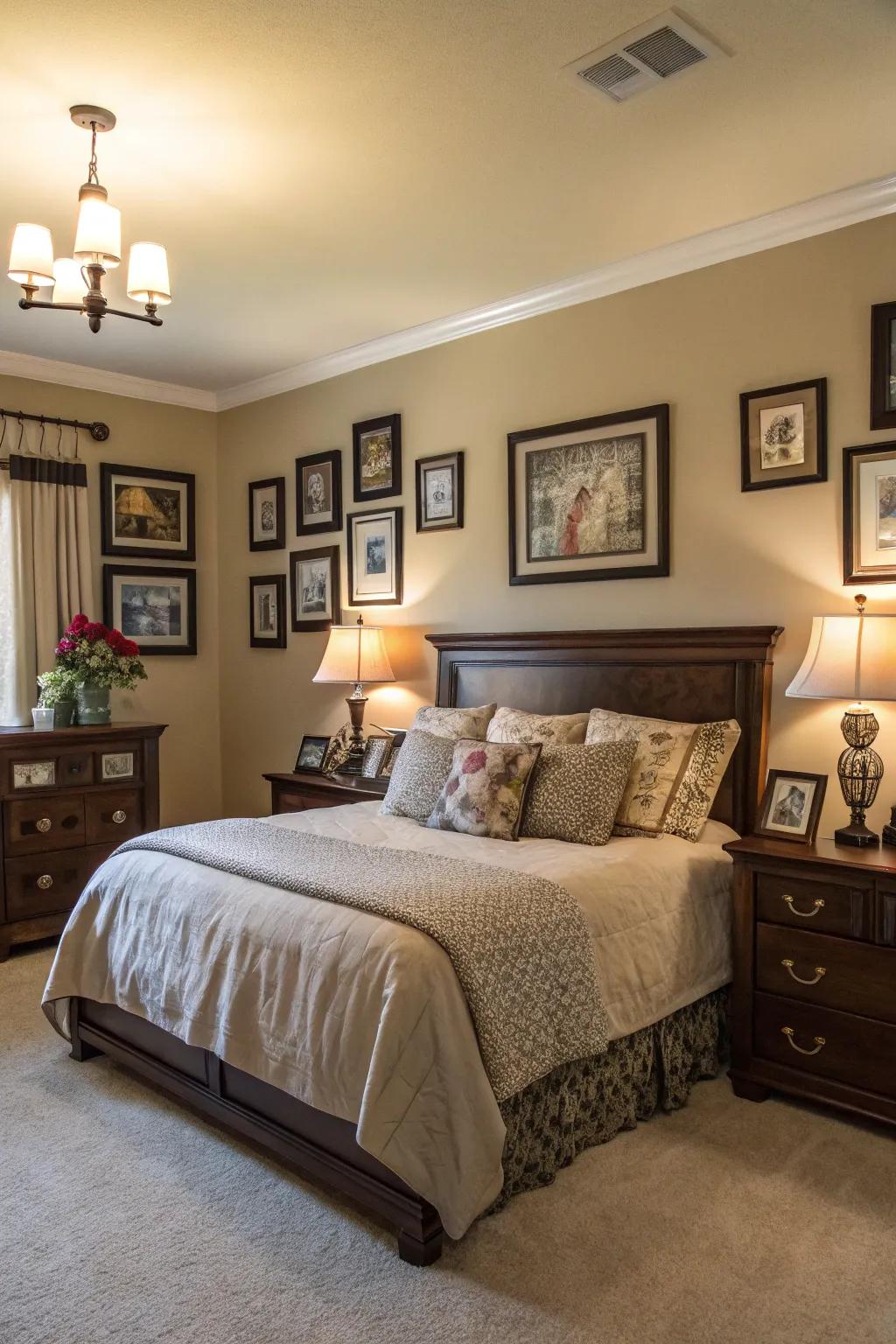 Personal touches make your bedroom uniquely yours.