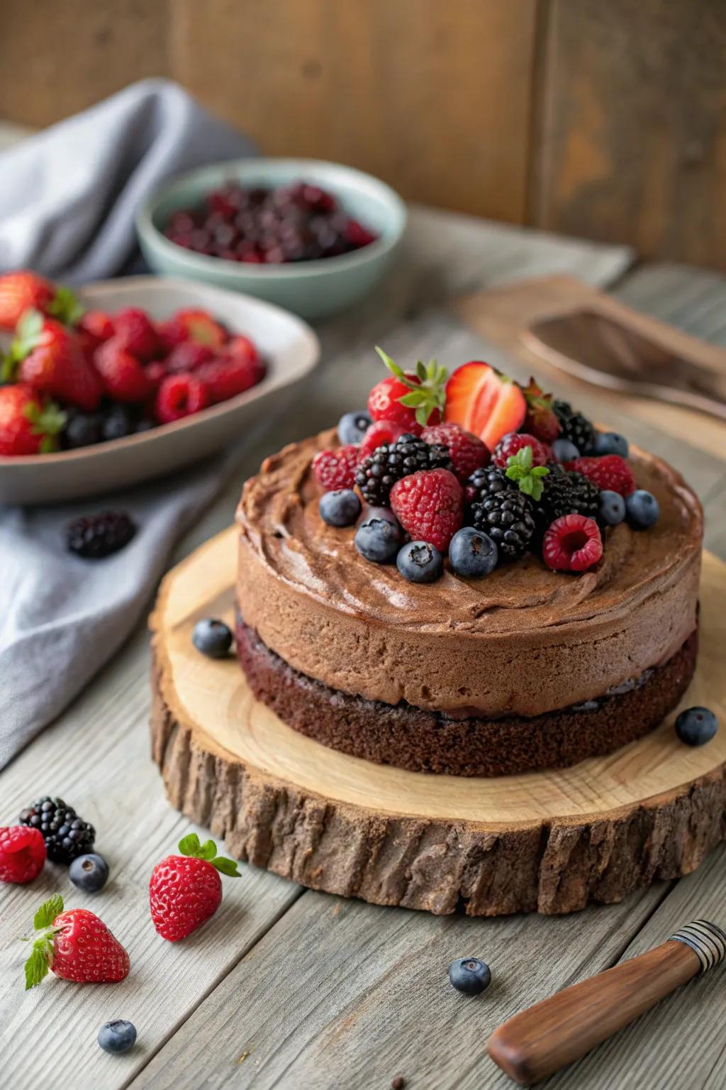 Season-appropriate fruits enhance a