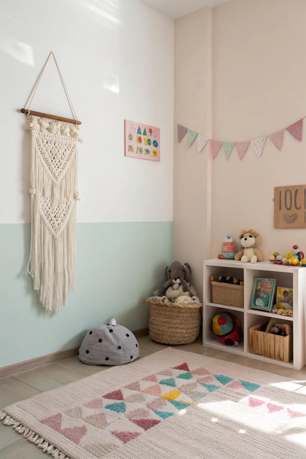 Minimalist decor supports a calm and orderly space.