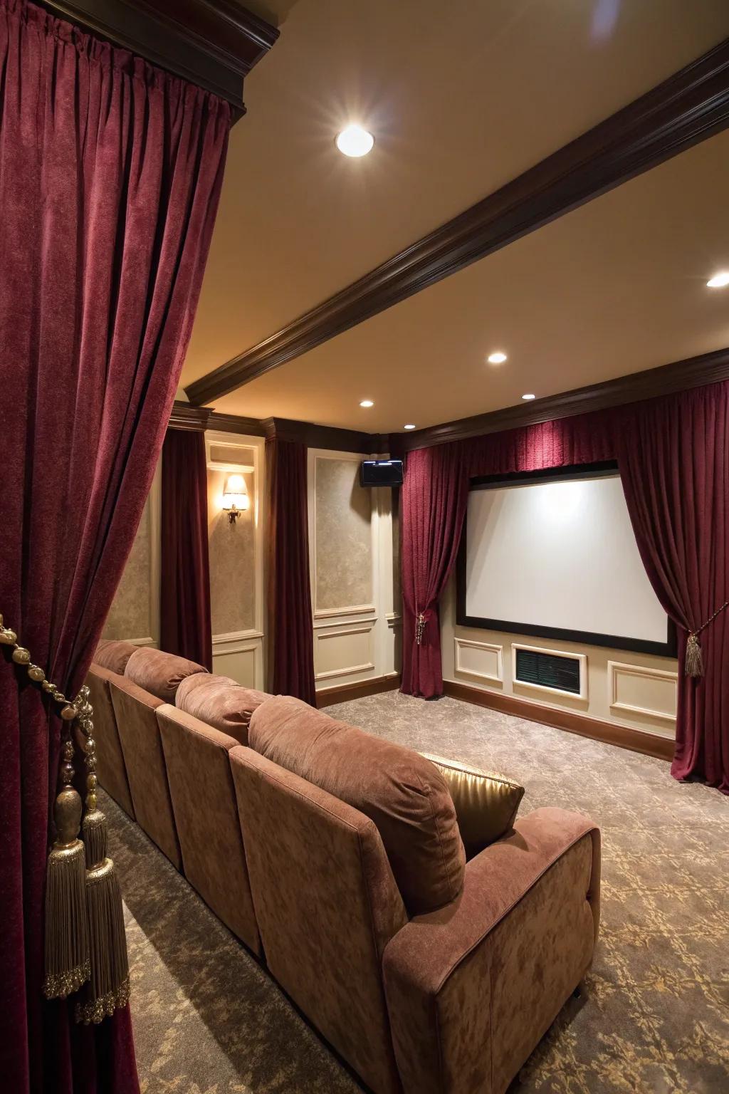 Blackout shades ensure an uninterrupted cinematic experience.