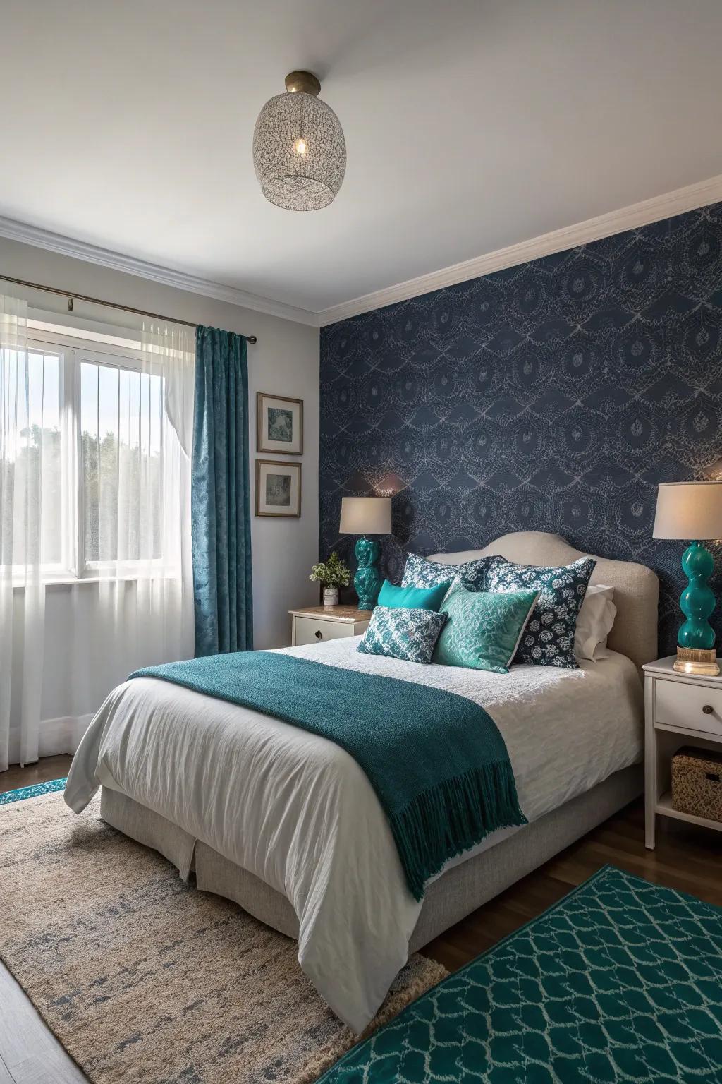Textured wallpaper enriches any room with enhanced dimension and allure.