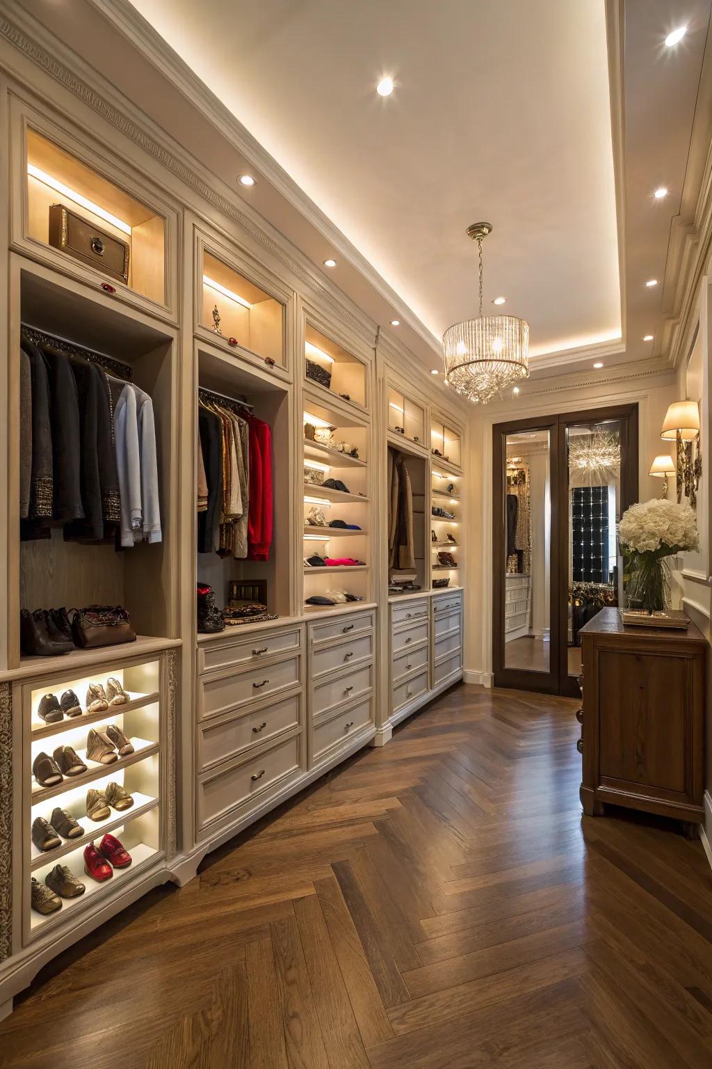 Indulge in closet personalization.