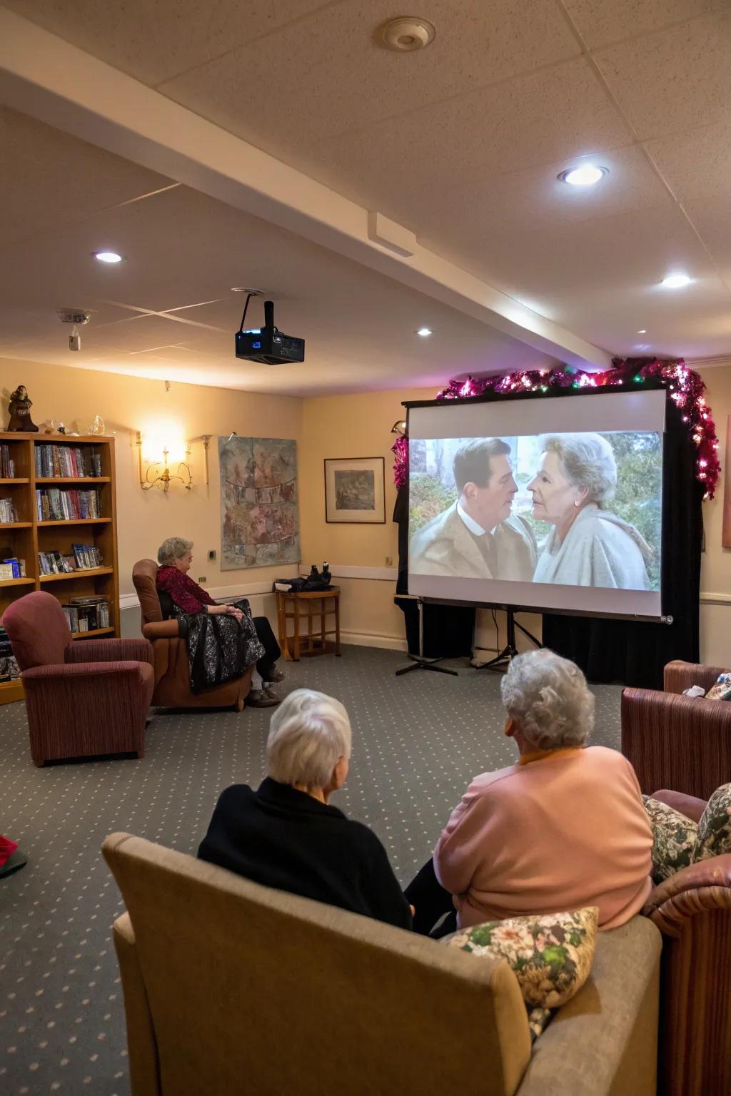 A comfy movie viewing of timeless romantic films for Valentine's Day.
