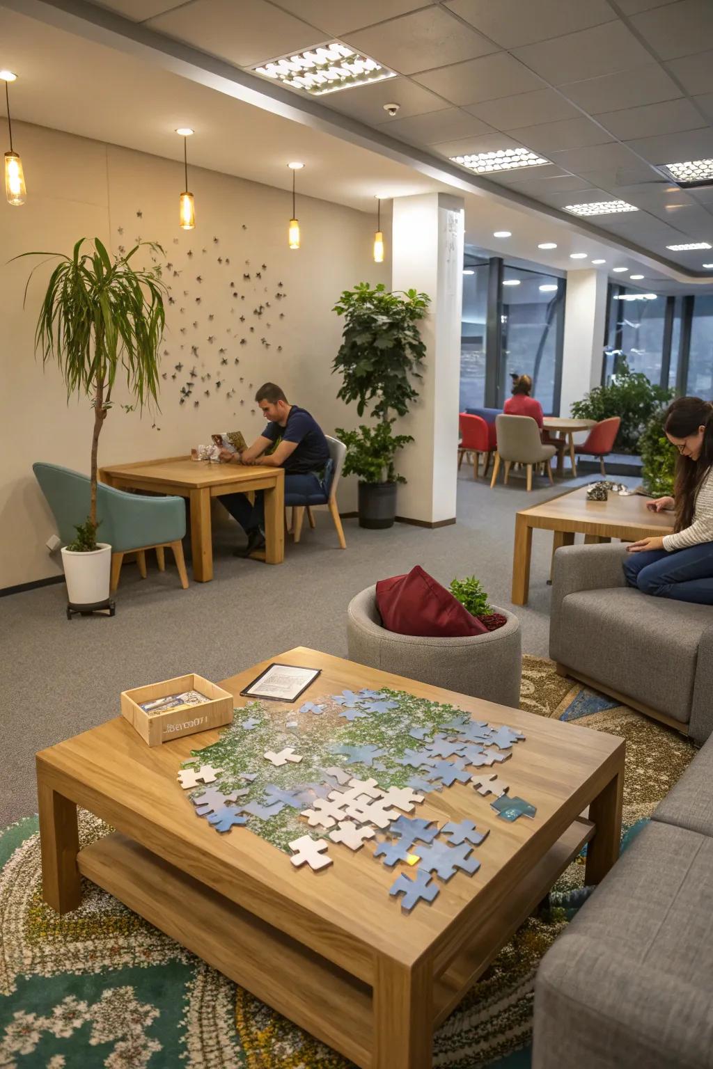 A tech-free zone for a screen-free break.
