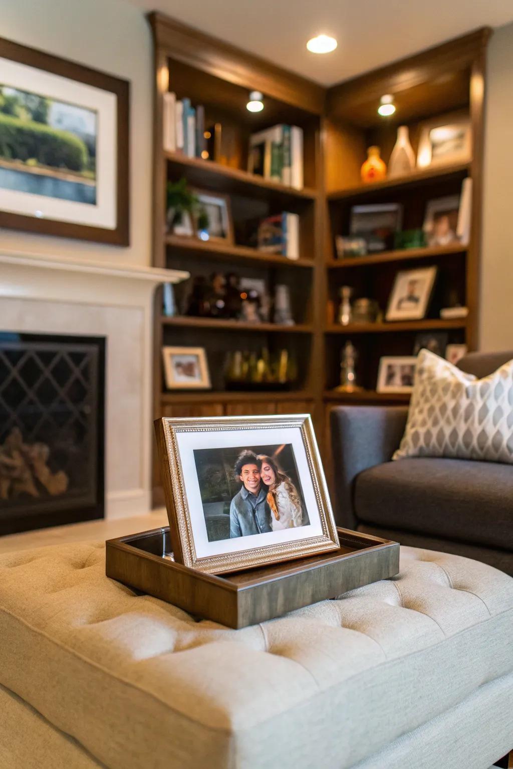 Make it personal with a cherished print.