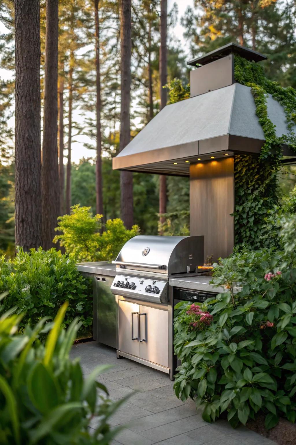 Integrate your ventilation with natural surroundings.
