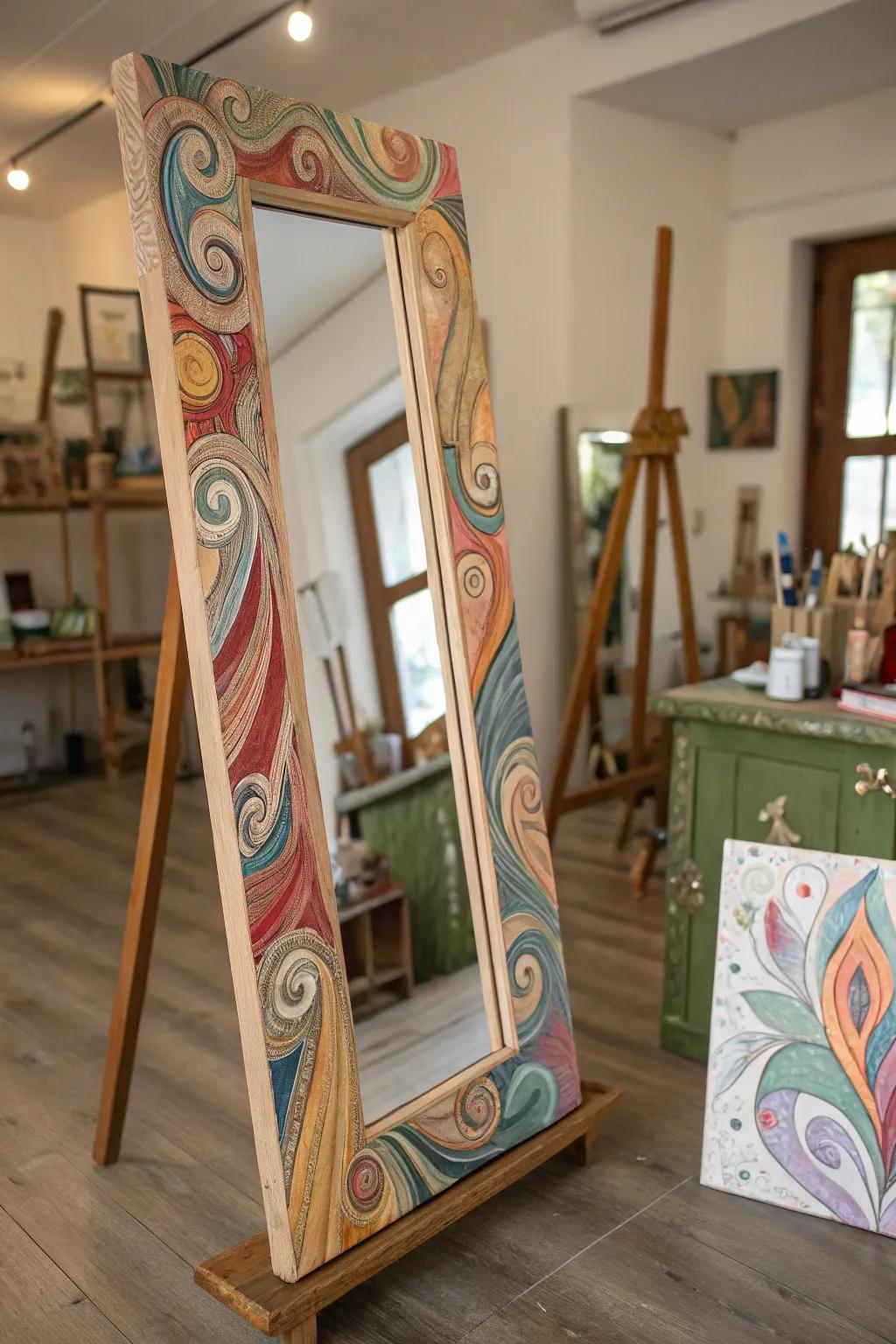 Abstract designs enable creative expression.