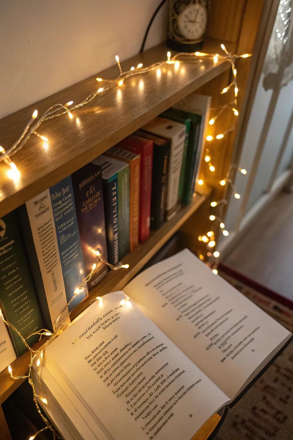Illumination accents have the capacity to infuse a magical sensation into poem presentations.