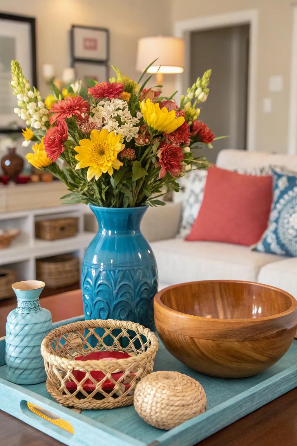 Contrast can cause your objects to stand out and capture attention.