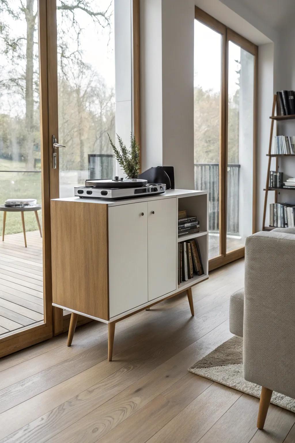 Minimalistic consoles offer clean lines and simple elegance.