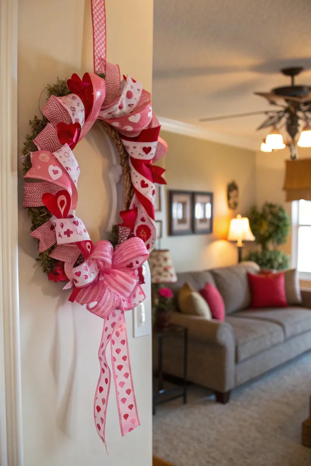 Share the love with a sweet Valentine’s wreath.