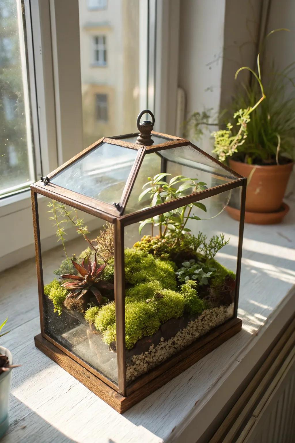 A plant life showcase bringing nature indoors.