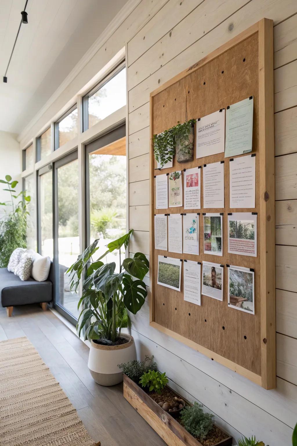Match your design with eco-friendly ideals by using sustainable materials.