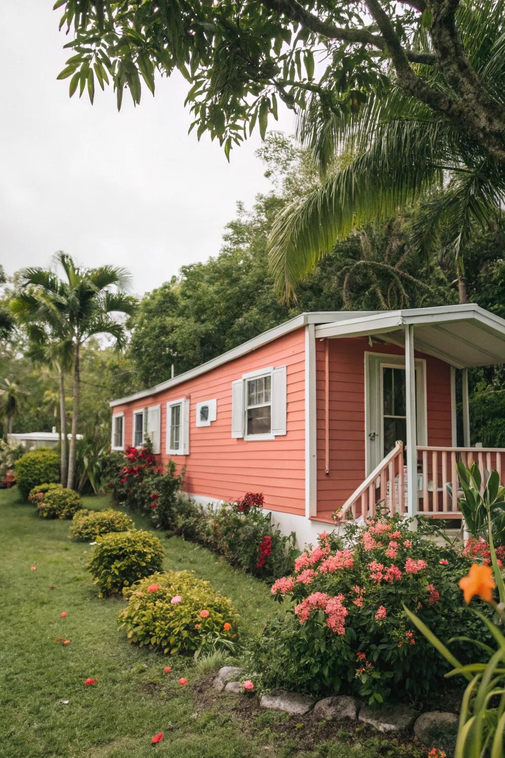Vivid red-orange makes a bold declaration with lively energy.