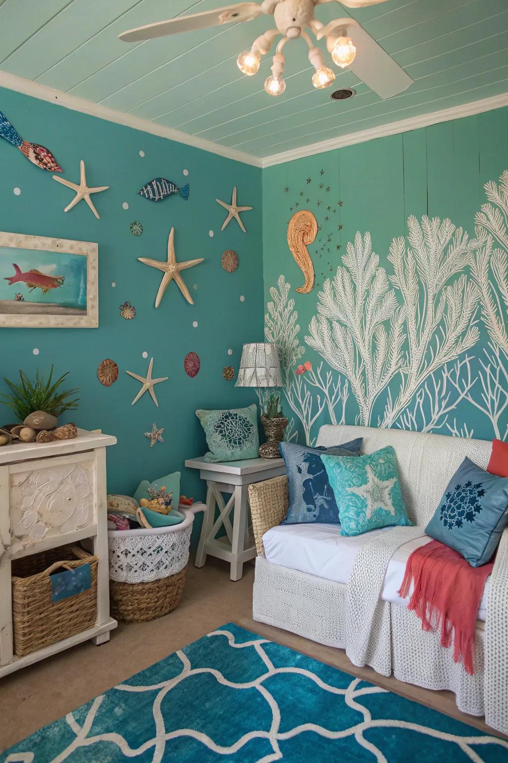 Explore the depths of the ocean with an Subaqueous Globe sleepover adventure.