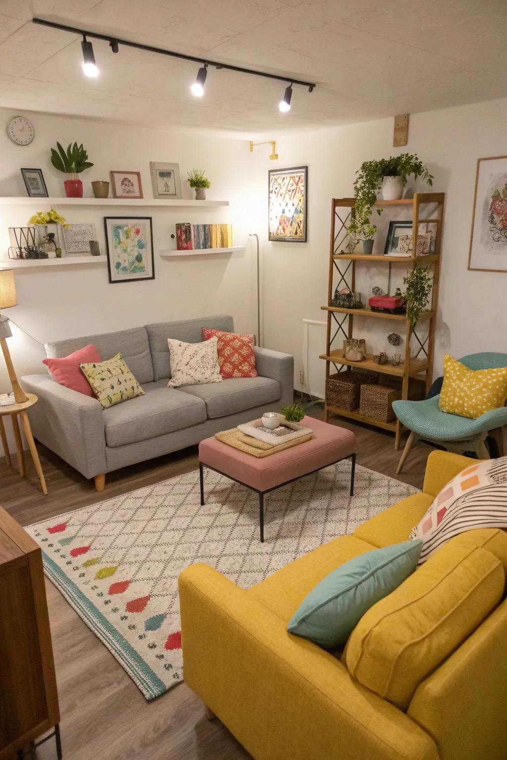 Furniture that adapts gives more options in small spaces.