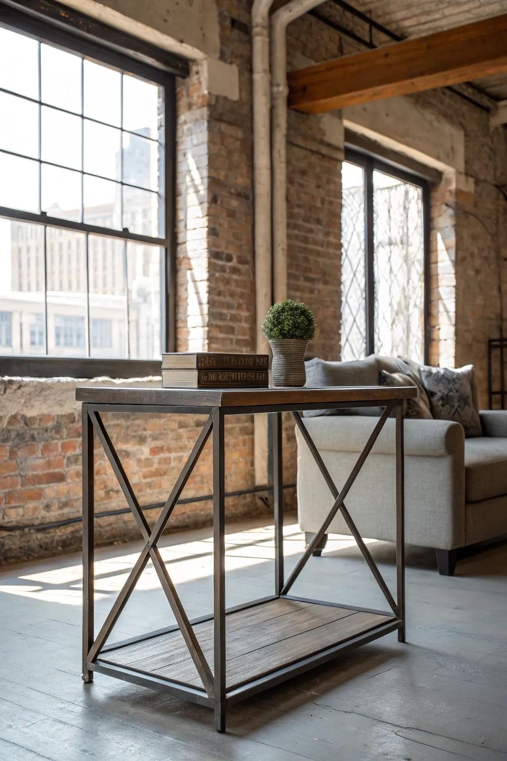 Industrial tables add an urban, edgy vibe to any setting.