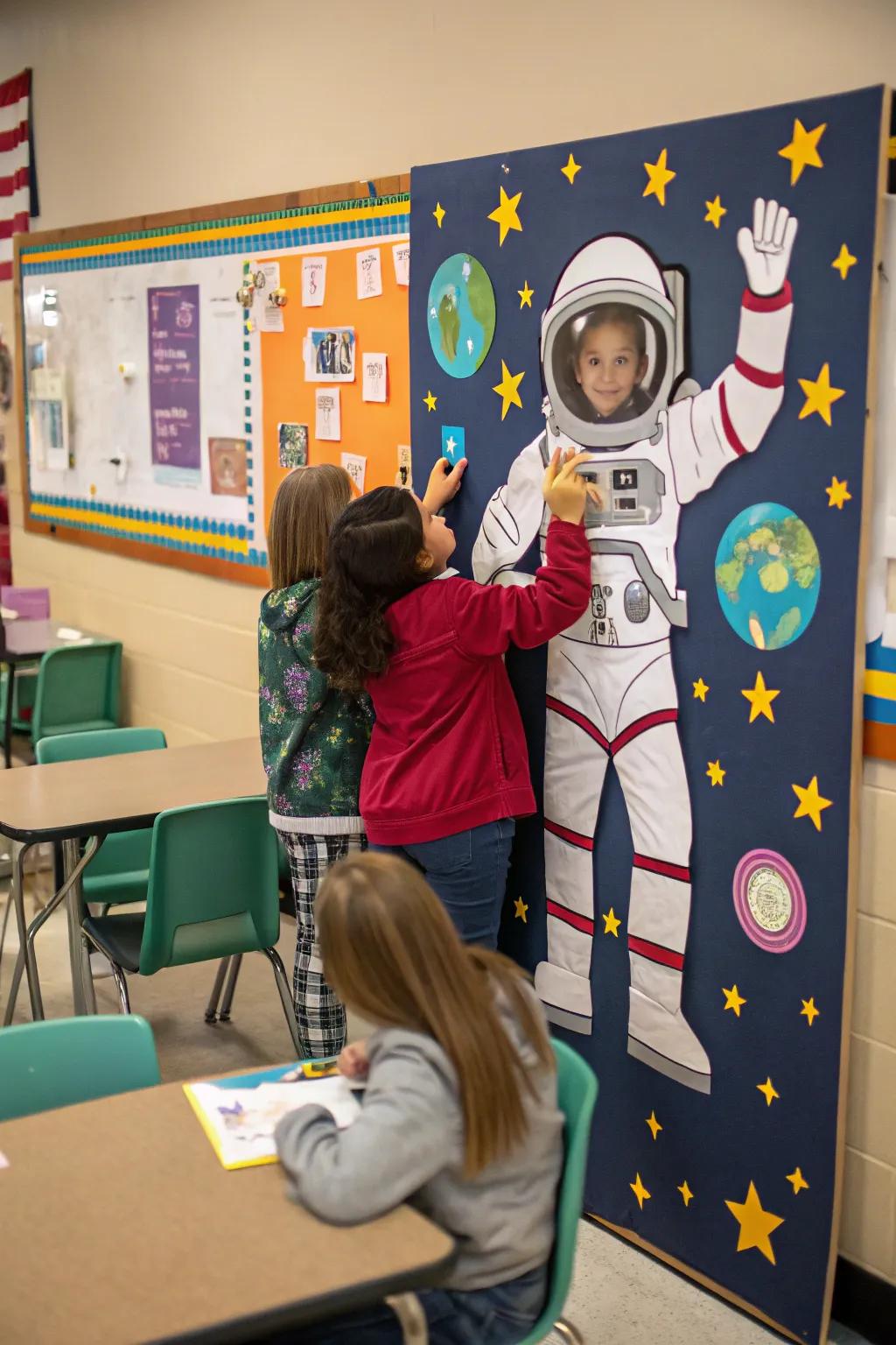 Capture memories with a cosmonaut photo booth.