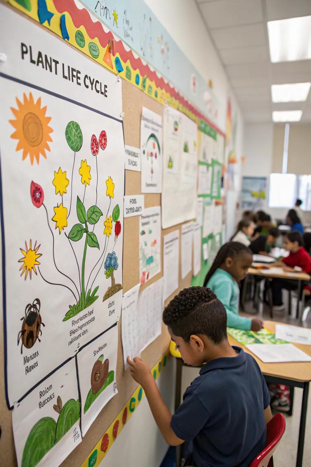 An expanding board that develops with student education.