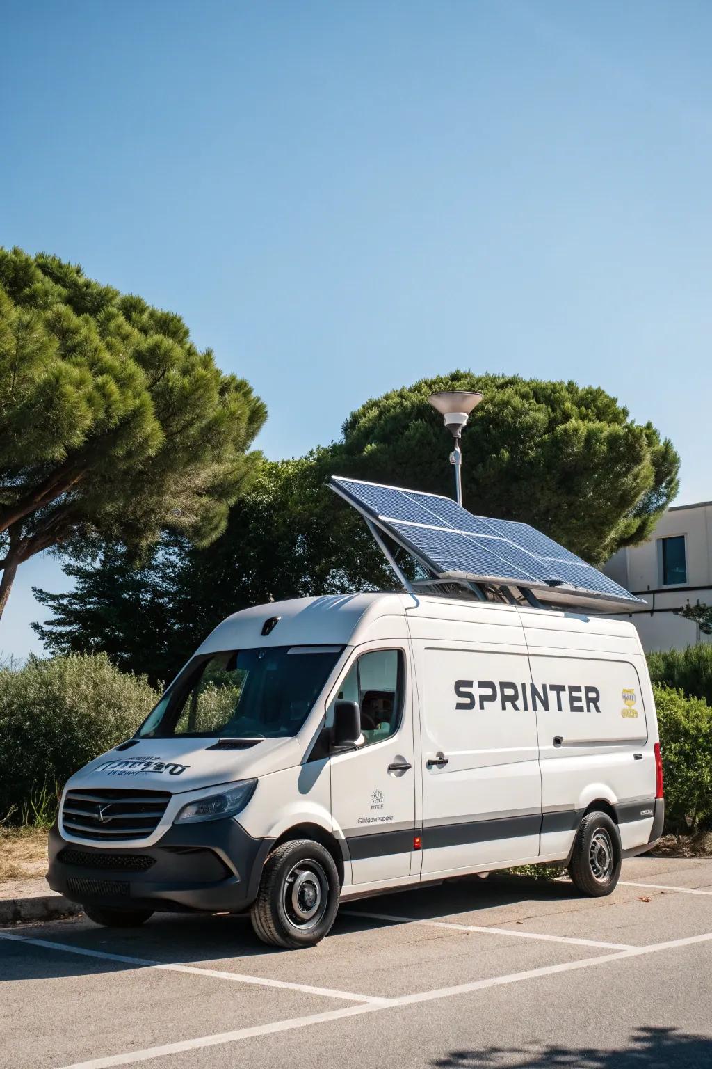 Solar panels for sustainable energy.