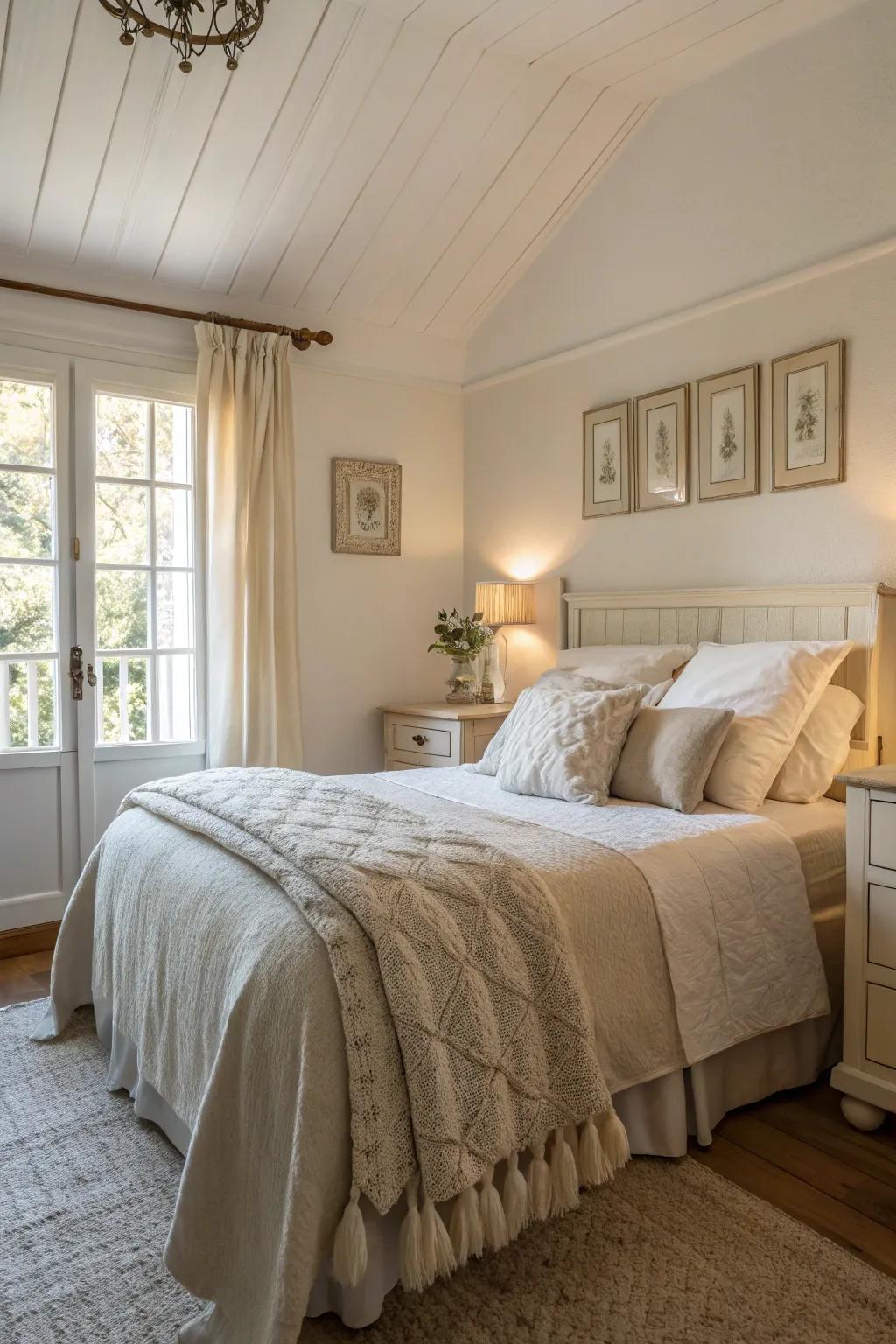 A serene bedroom is essential for relaxation.