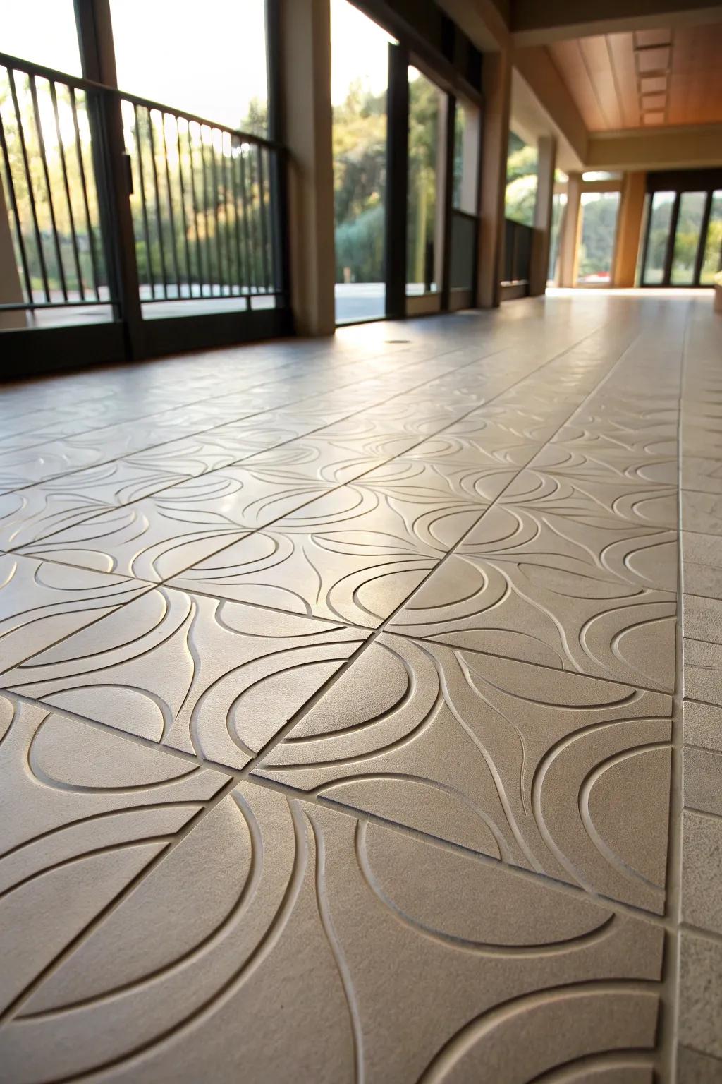 Organic lines inject a natural ambiance into transitions.