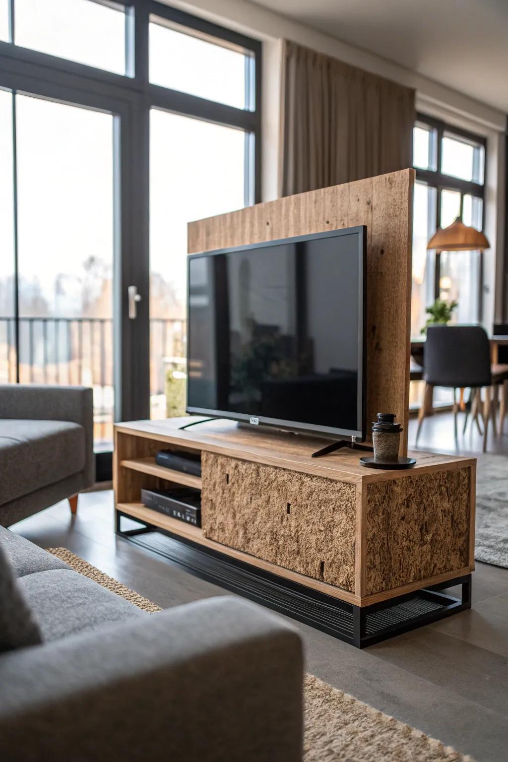 Showcase sustainability with an eco-friendly TV frame.