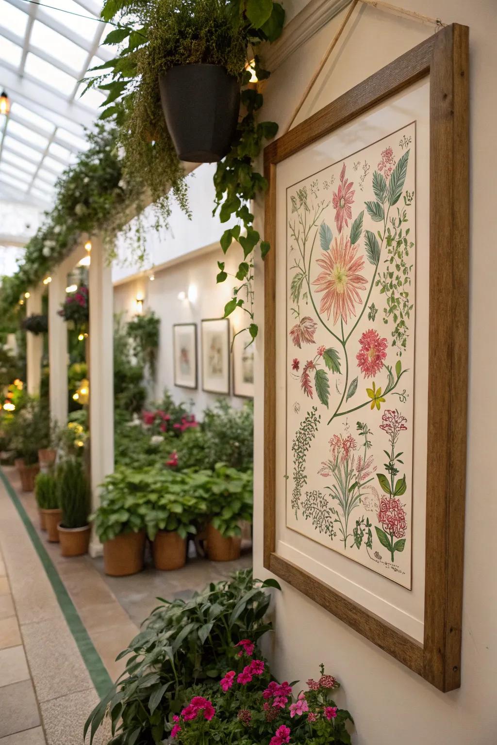 Nature-inspired themes introduce calmness to welcome displays.