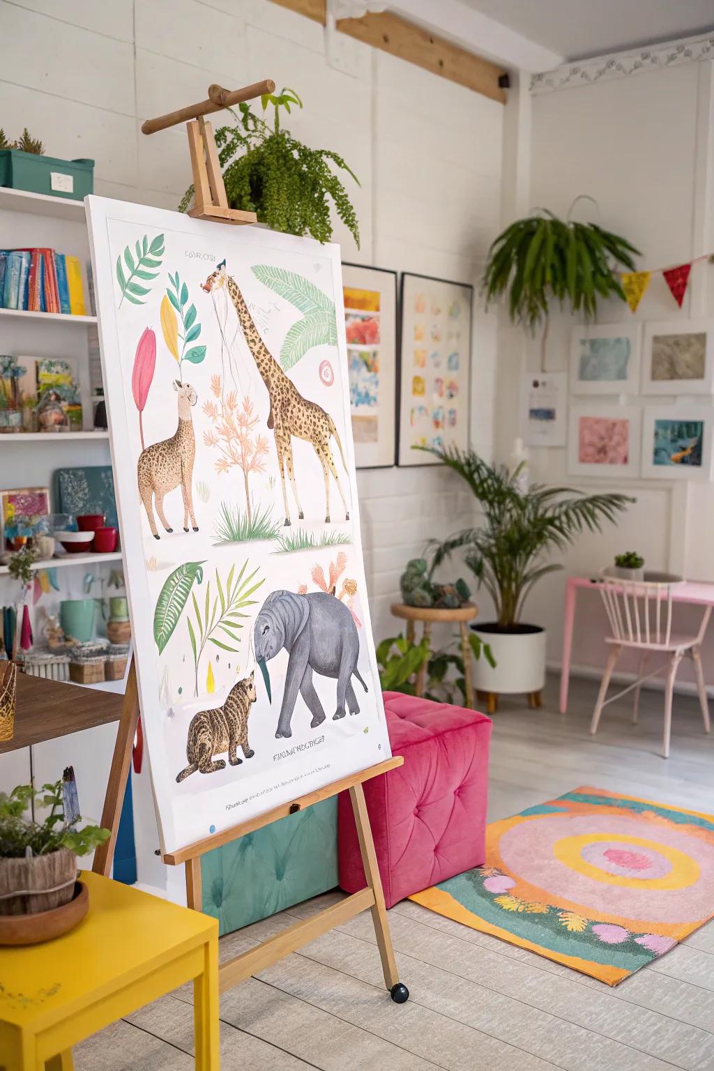 Artistic talent with wildlife aqueous art.