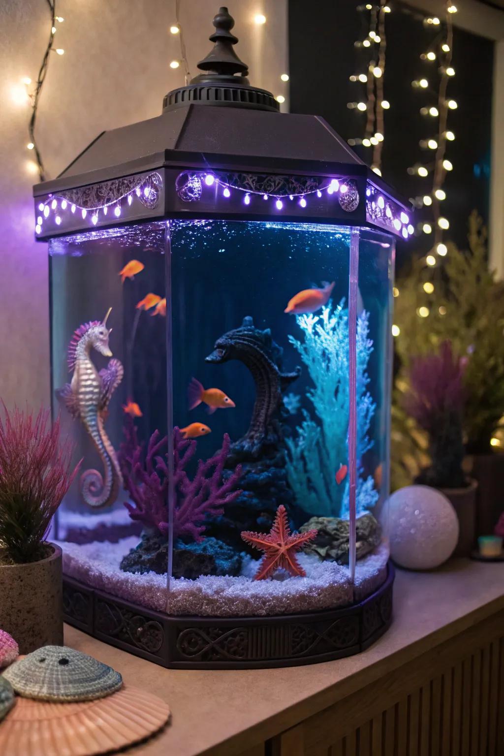 Immerse inside a fantasy world with your themed tank.