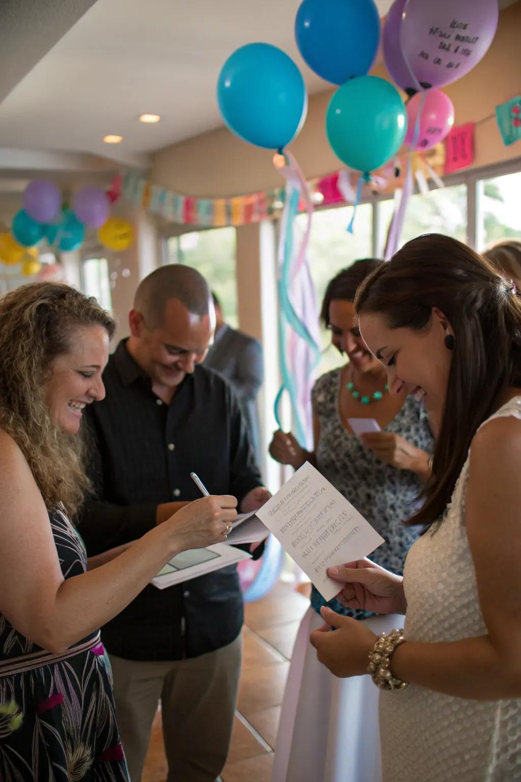 A memory vault generates a lasting record of your child’s first birthday.