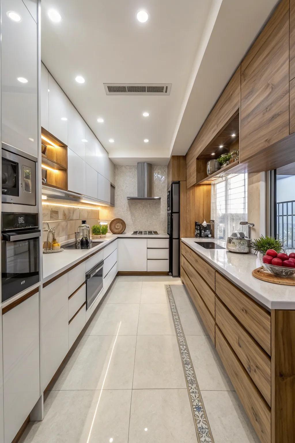 Versatile kitchens offer design flexibility and style.