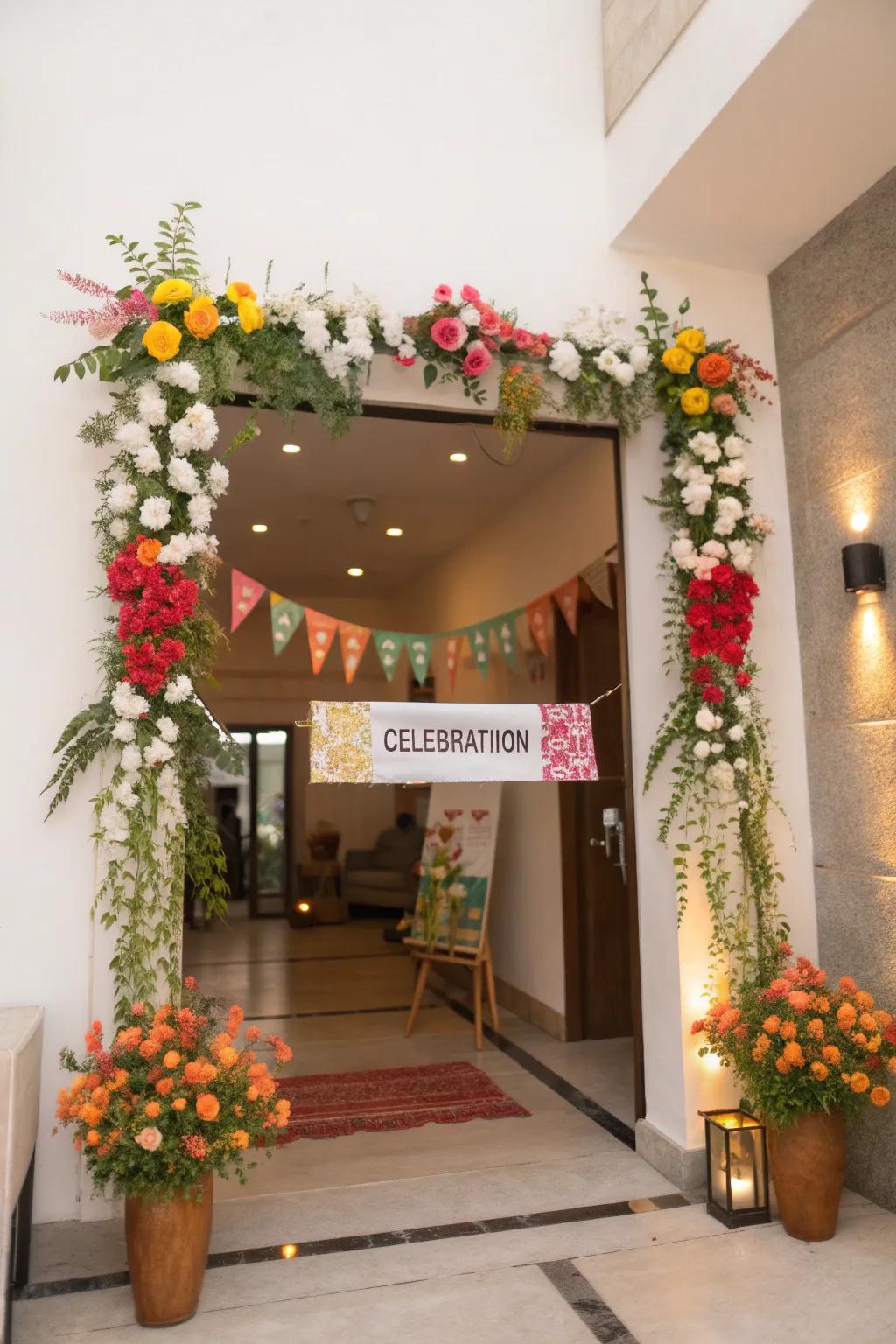 Elegant Vestibule: Setting the Celebration Tone