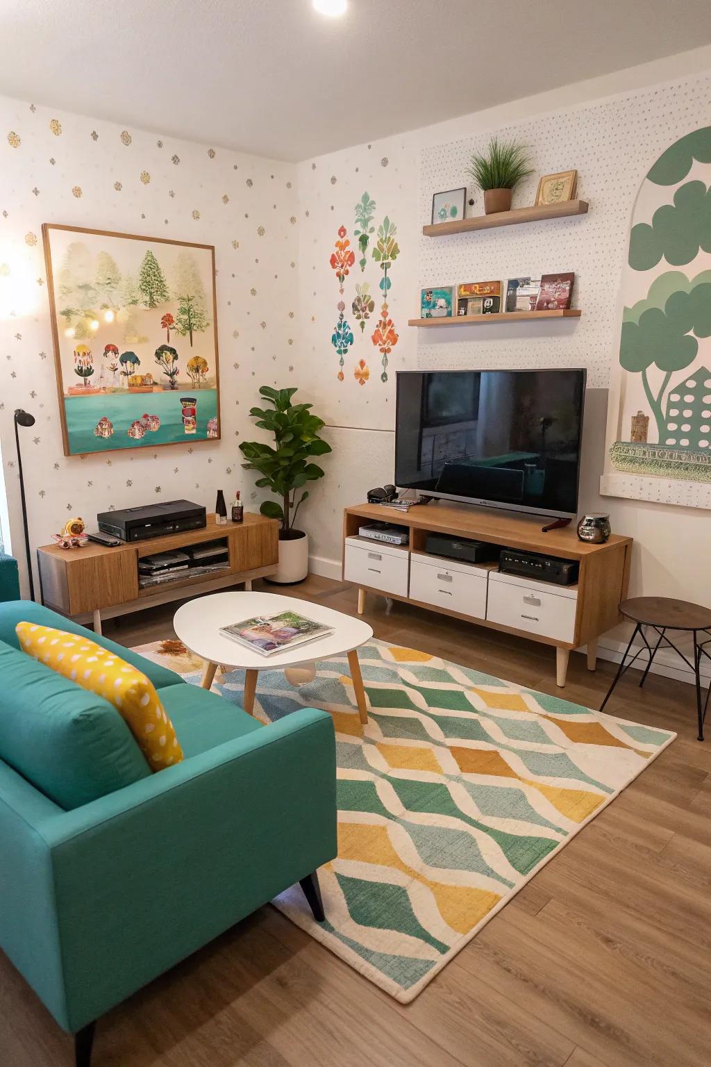 Decade-spanning contemporary balances aesthetics with function.