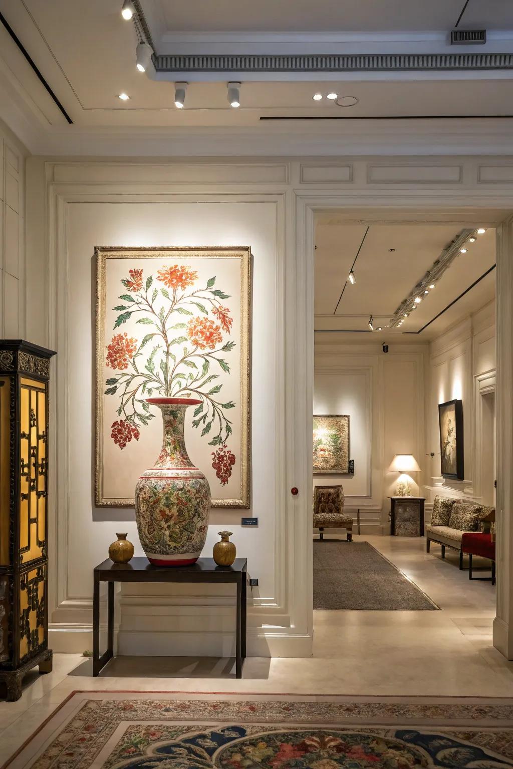 A center attraction secures and characterizes your space.