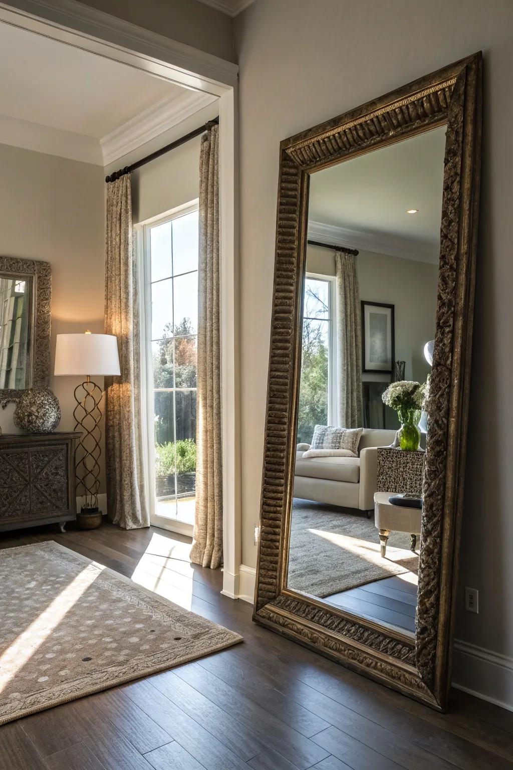 Panes reflect radiance to lighten up winter interiors