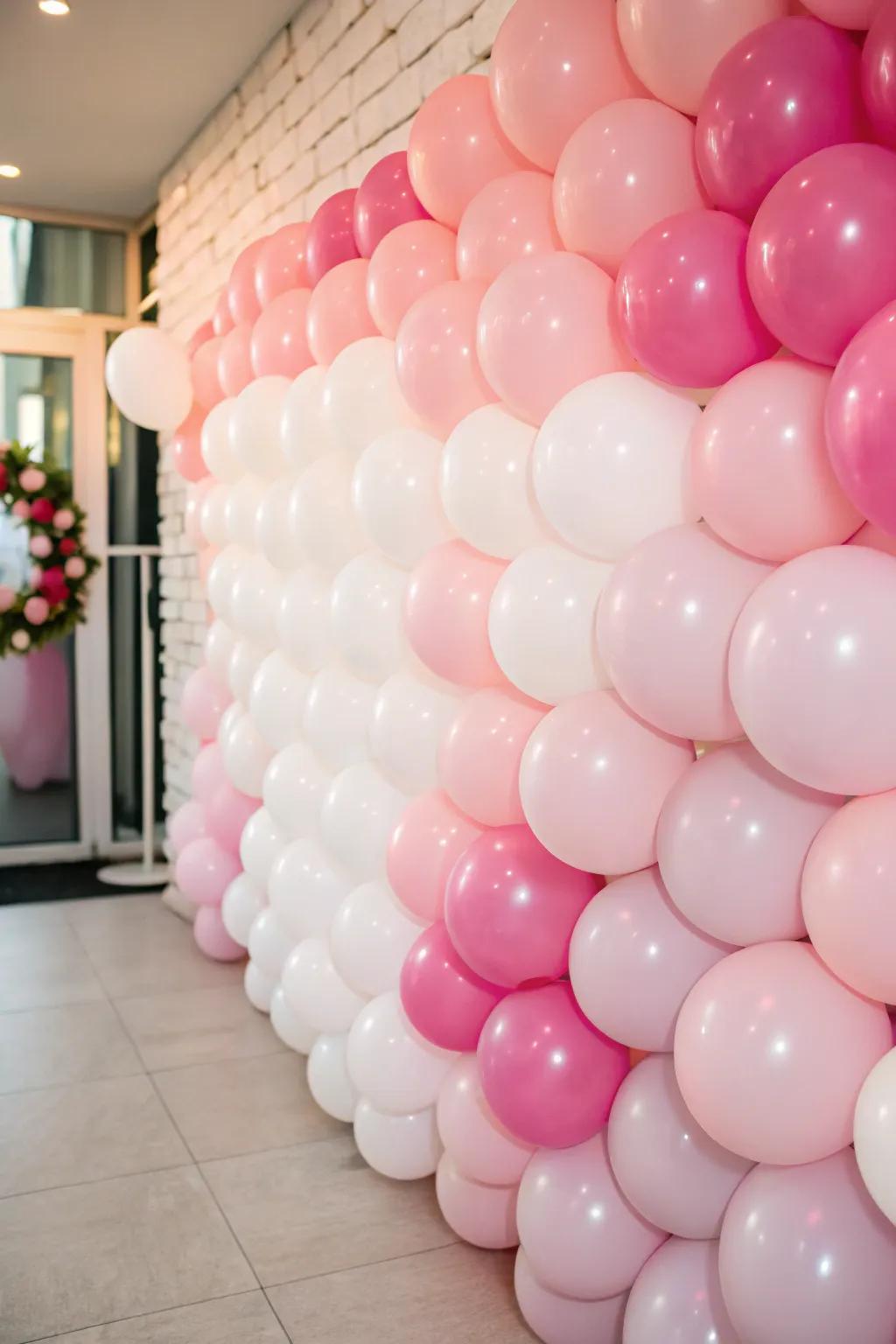 Progressive balloons offer a modern and stylish decor option.