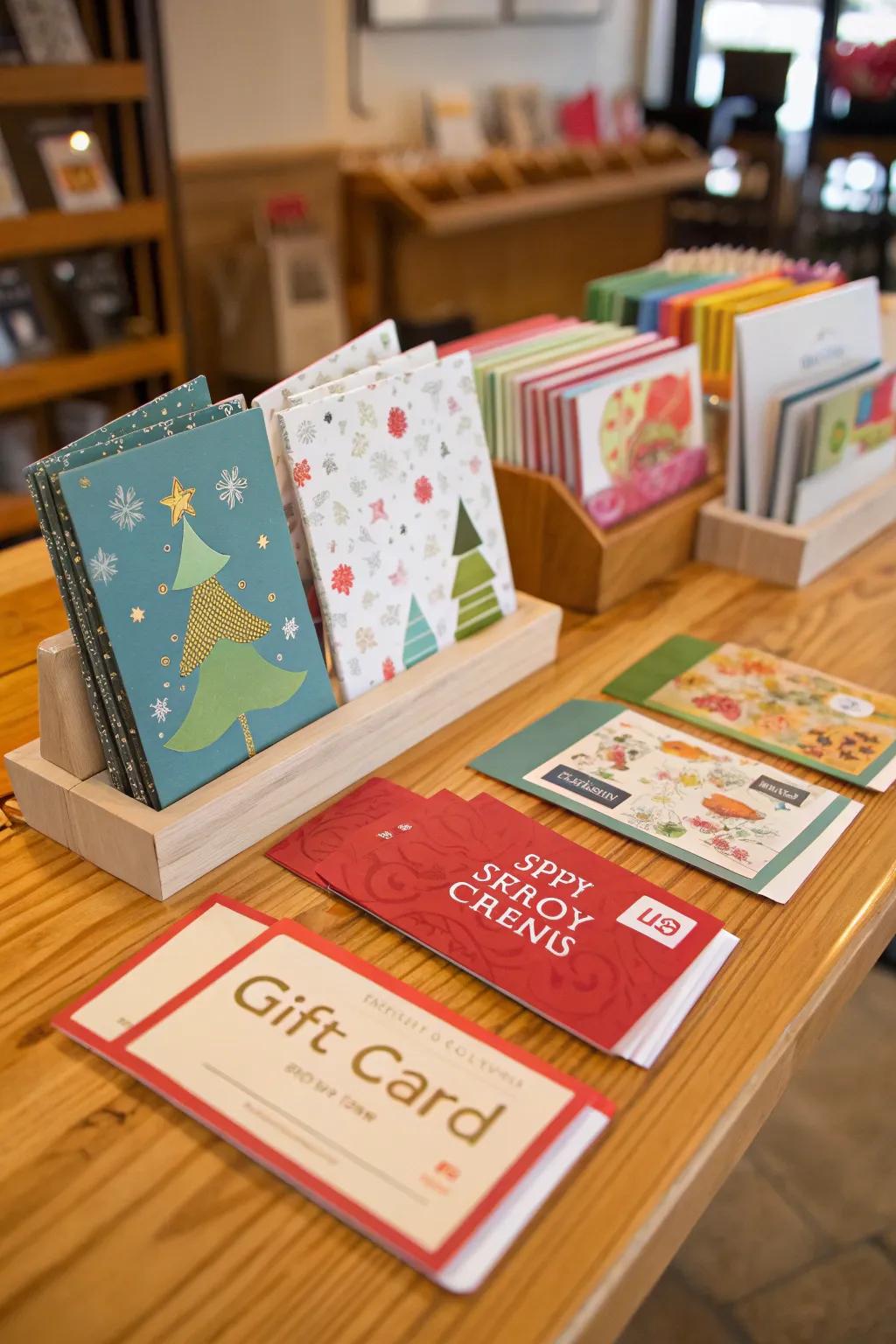 Store vouchers offer flexibility and delight, allowing guests to pick their perfect gift.